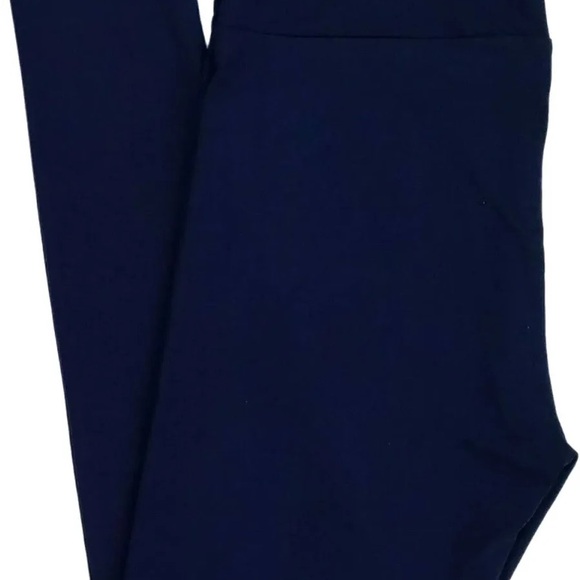 LuLaRoe Navy Blue OS Leggings - Picture 2 of 3
